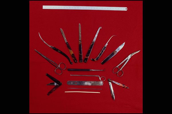 686043 Contents Of John Studdart's Pocket Case, 1808 A4 Photo Print