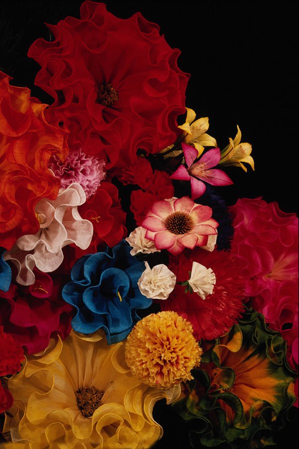 687053 Paper Flowers From Mexico A4 Photo Print