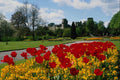 687066 Flowerbeds, Warwick Castle A4 Photo Print