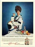 688 smirnoff drinks advert space 1960s 2 Vintage Advert A4 Photo Print