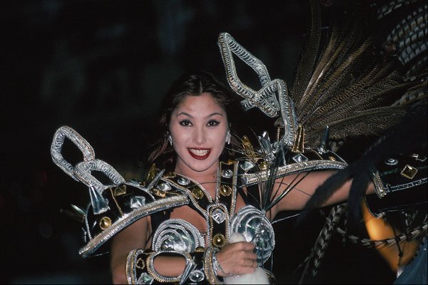 688053 Woman With Silver Outfit A4 Photo Print