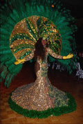 688071 Costume For Brazilian Carnival A4 Photo Print