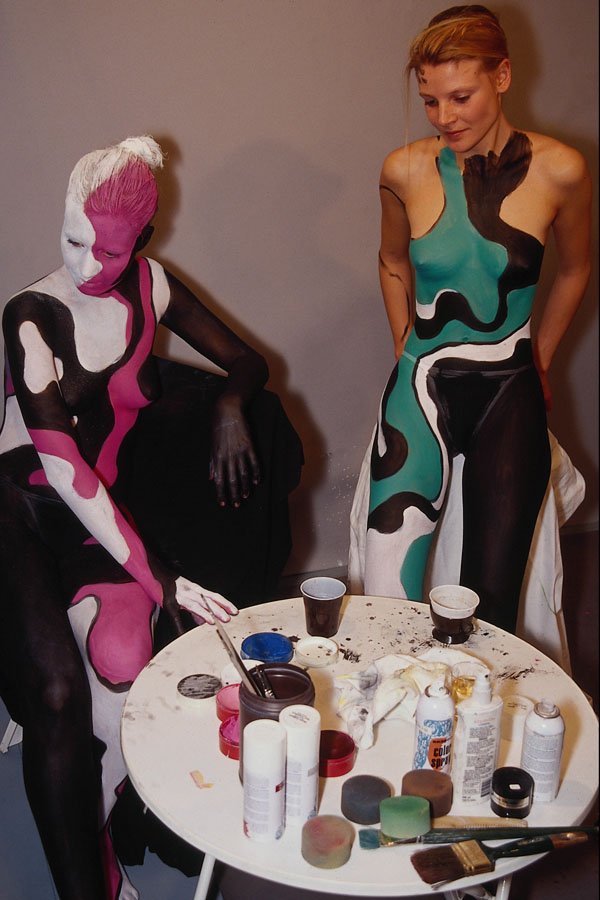 688078 Painted Women A4 Photo Print