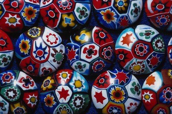 689003 Multicolored Rounds A4 Photo Print