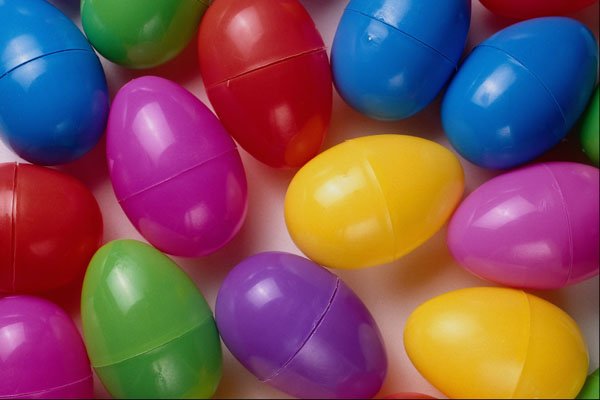 689012 Plastic Easter Eggs A4 Photo Print