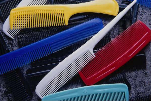 689014 Colorful Combs A4 Photo Print