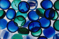 689017 Blue And Green Jewel Marbles A4 Photo Print