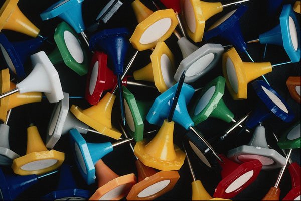 689031 Map Pins, Abstract Still Life A4 Photo Print