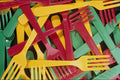 689049 Plastic Knives And Forks A4 Photo Print