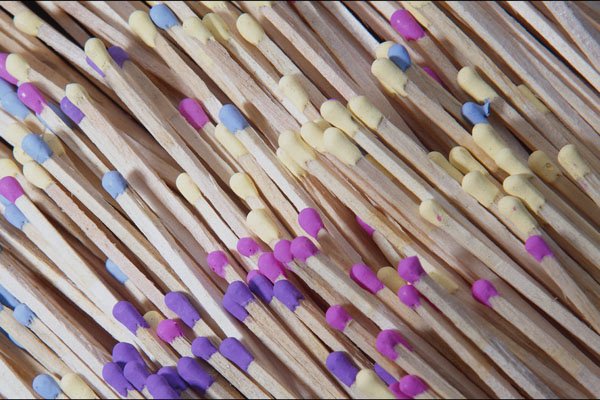 689052 Wooden Matches A4 Photo Print