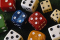 689076 Multicolored Dice A4 Photo Print