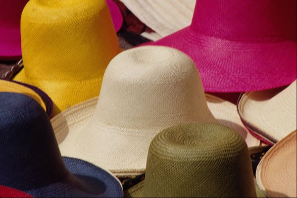 689086 Straw Hats A4 Photo Print