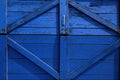 689094 Blue Wooden Door A4 Photo Print
