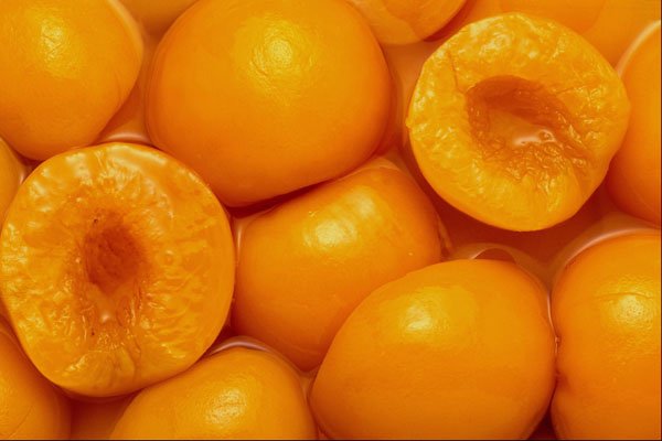 689098 Peach Halves A4 Photo Print