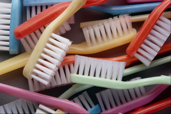 689099 Colorful Toothbrushes A4 Photo Print