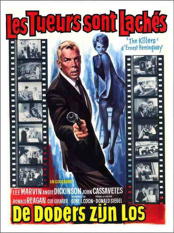 69 the killers lee marvin movie poster 1 Vintage Advert A4 Photo Print