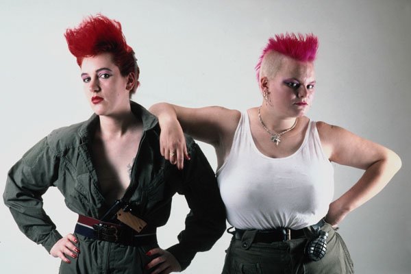690009 Two Female Punks, London, 1985 A4 Photo Print