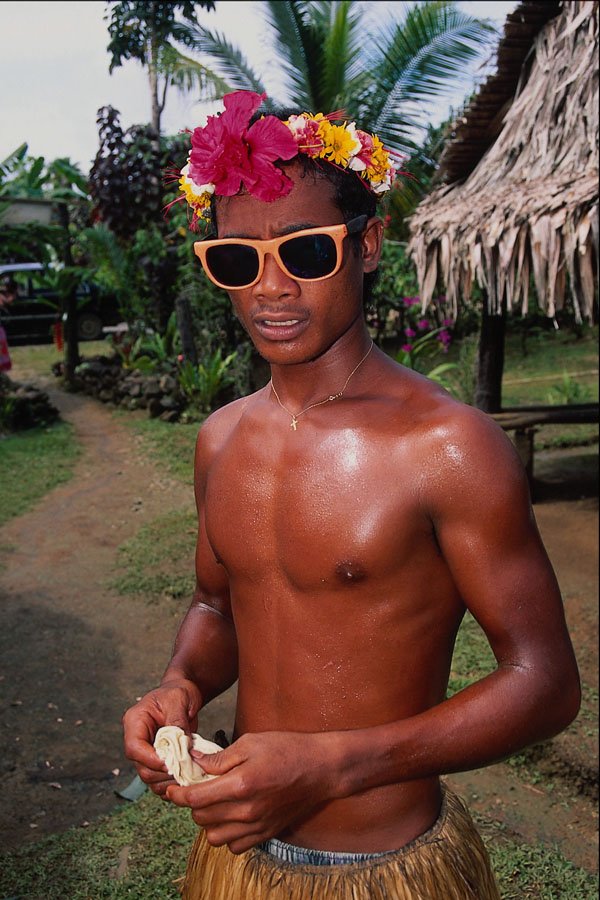 690017 Male Dancer, Island Of Pohnpei, Micronesia A4 Photo Print