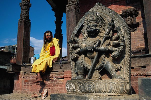 690040 Hindu Men In The Himalayan Area A4 Photo Print