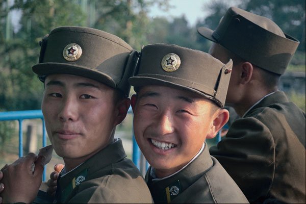 690046 Soldiers, Pyongyang, North Korea A4 Photo Print
