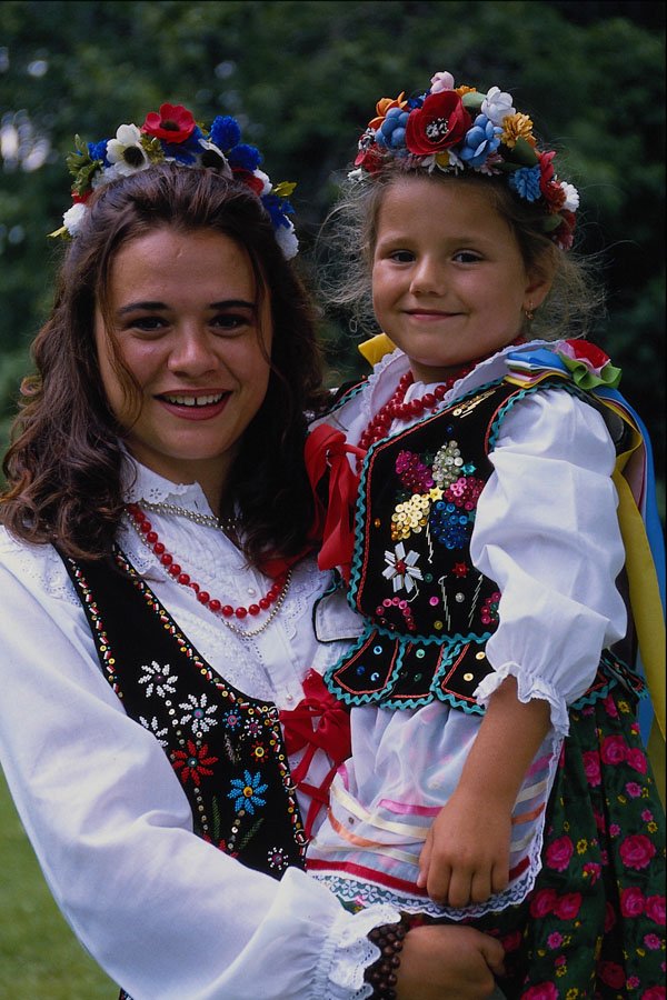 690047 Colorful Polish Dancers A4 Photo Print