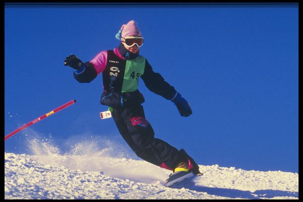 690055 Snowboarding In Yllas A4 Photo Print