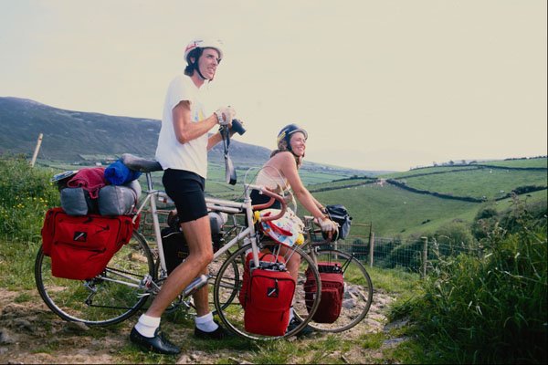 690066 Cyclist Touring, Dingle, Ireland A4 Photo Print