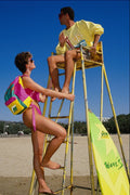690069 Lifeguard And Woman A4 Photo Print