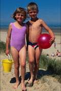 690099 Fun At The Beach A4 Photo Print