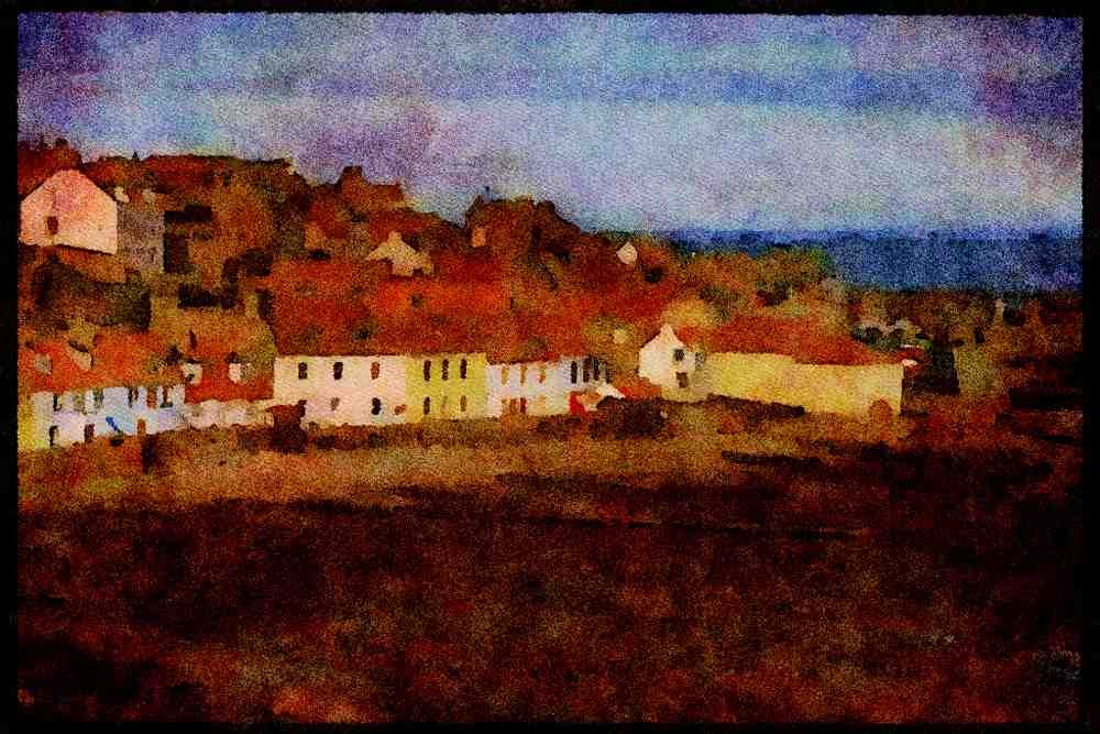 691002 Pittenweem, Fife, Scotland A4 Limited Edition Watercolour Print