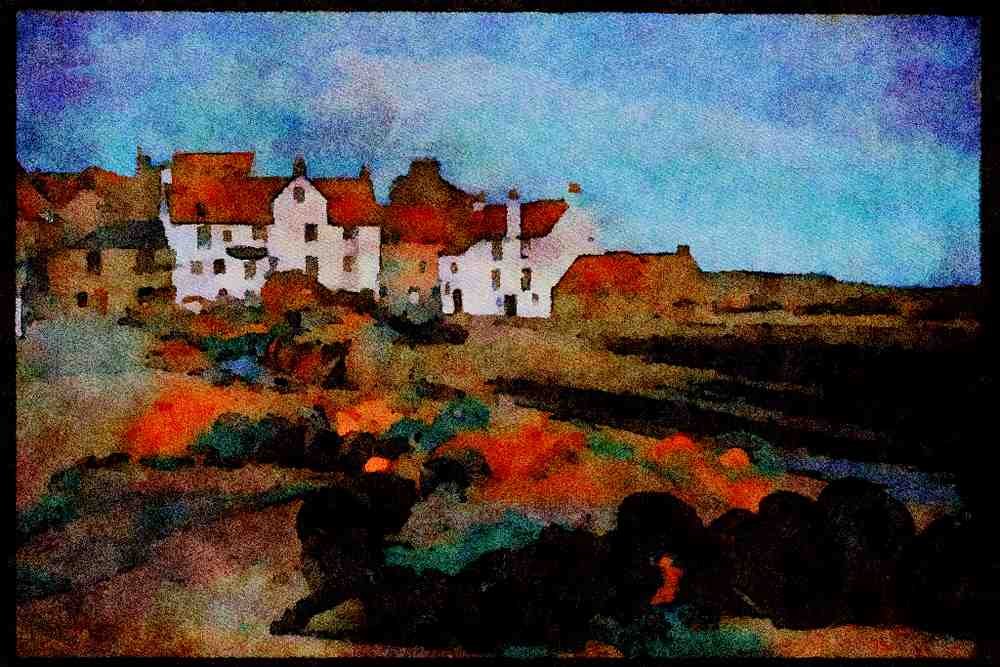 691004 Pittenweem, Fife, Scotland A4 Limited Edition Watercolour Print