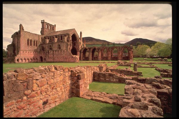 691010 Melrose Abbey, Scotland A4 Photo Print