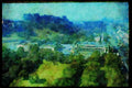 691013 Edinburgh Castle In Distance, Scotland A4 Limited Edition Watercolour Print