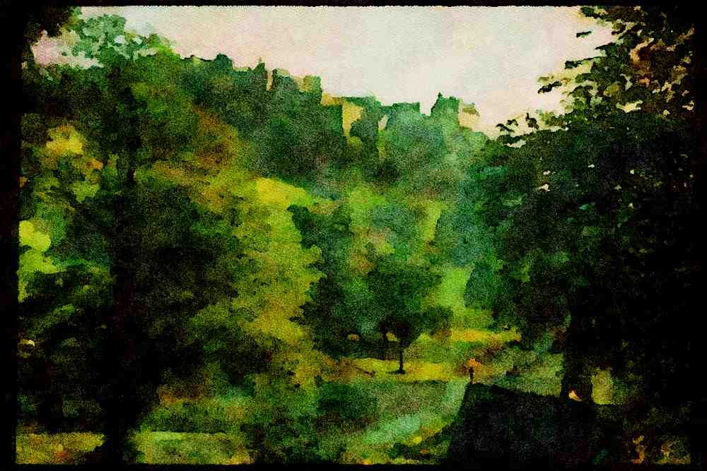 691014 Edinburgh Castle, Scotland A4 Limited Edition Watercolour Print