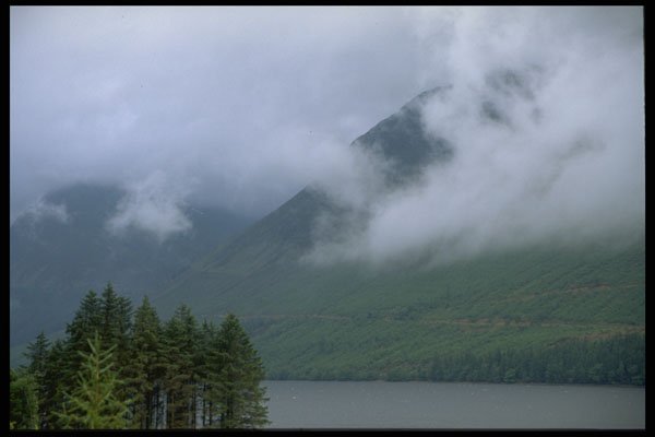 691020 Mist Over Loch Ness, Northern Scotland A4 Photo Print
