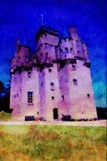 691022 Craigievar Castle Near Alford, Aberdeenshire A4 Limited Edition Watercolour Print