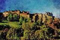 691026 Edinburgh Castle, Scotland A4 Limited Edition Watercolour Print