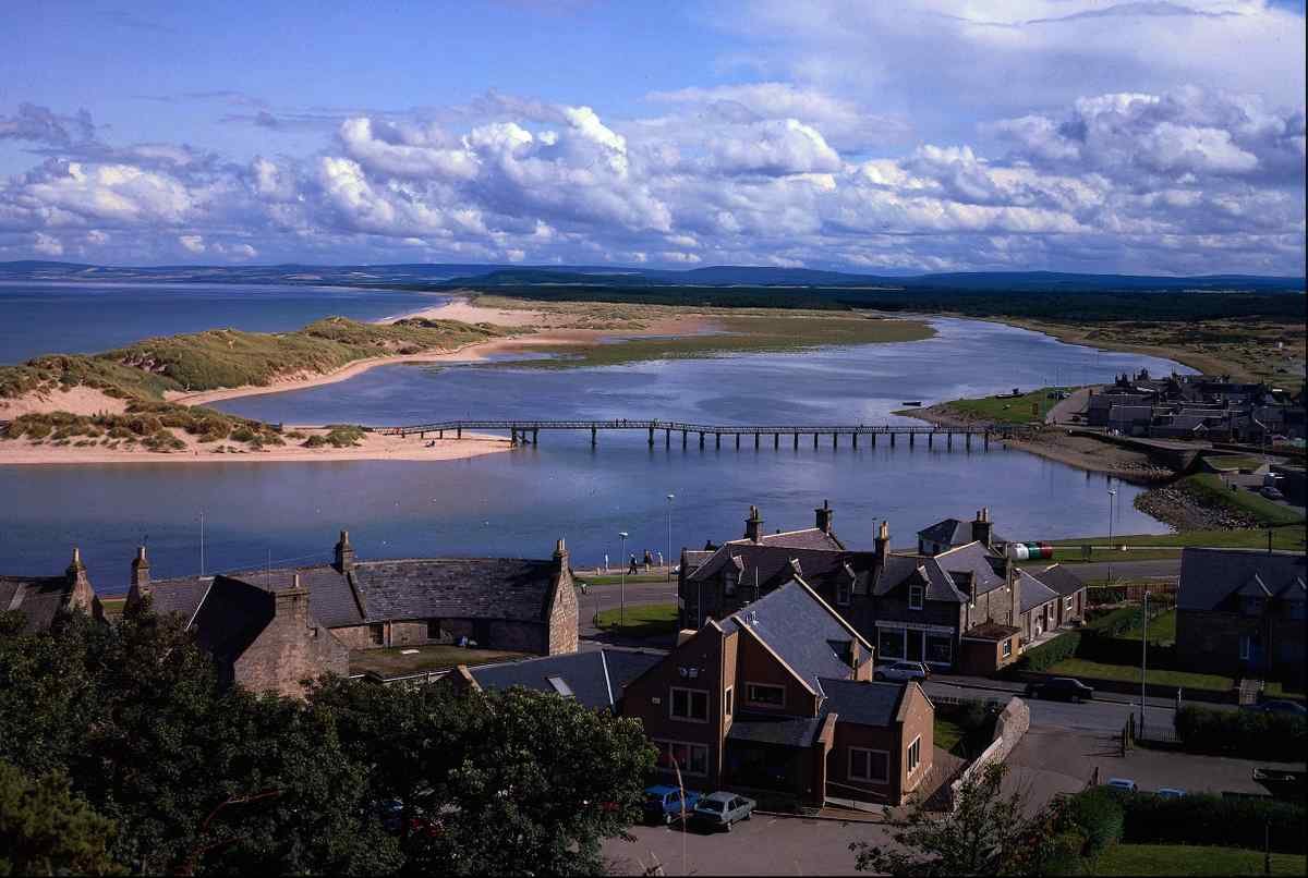 691036 River Lossie Lossiemouth Grampian Scotland A4 Photo Print