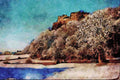 691043 The Castle, Stirling, Scotland A4 Limited Edition Watercolour Print