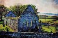 691044 Church Ruins, Islay, Scotland A4 Limited Edition Watercolour Print