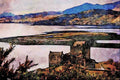 691048 Eileen Donan Castle, Loch Duich, Scotland A4 Limited Edition Watercolour Print
