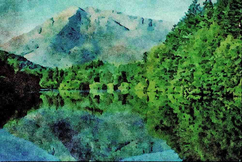 691056 Ben Vair And Lochan Trail, Glen Coe A4 Limited Edition Watercolour Print
