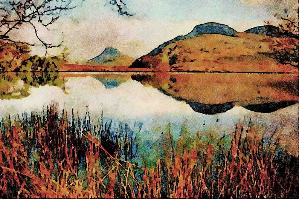 691060 Stac Polly And Cul Beas A4 Limited Edition Watercolour Print