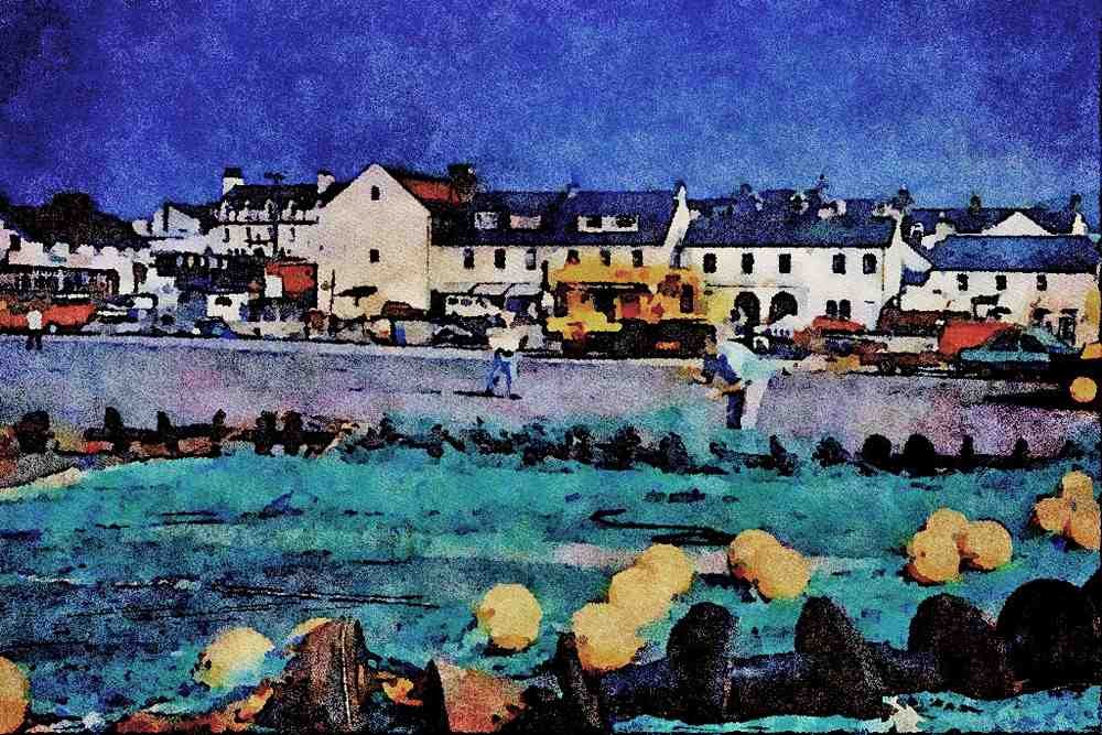 691063 Ullapool Harbor A4 Limited Edition Watercolour Print