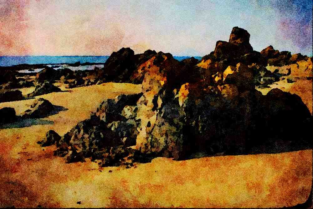 691074 Ballantrae, Ayrshire, Scotland A4 Limited Edition Watercolour Print