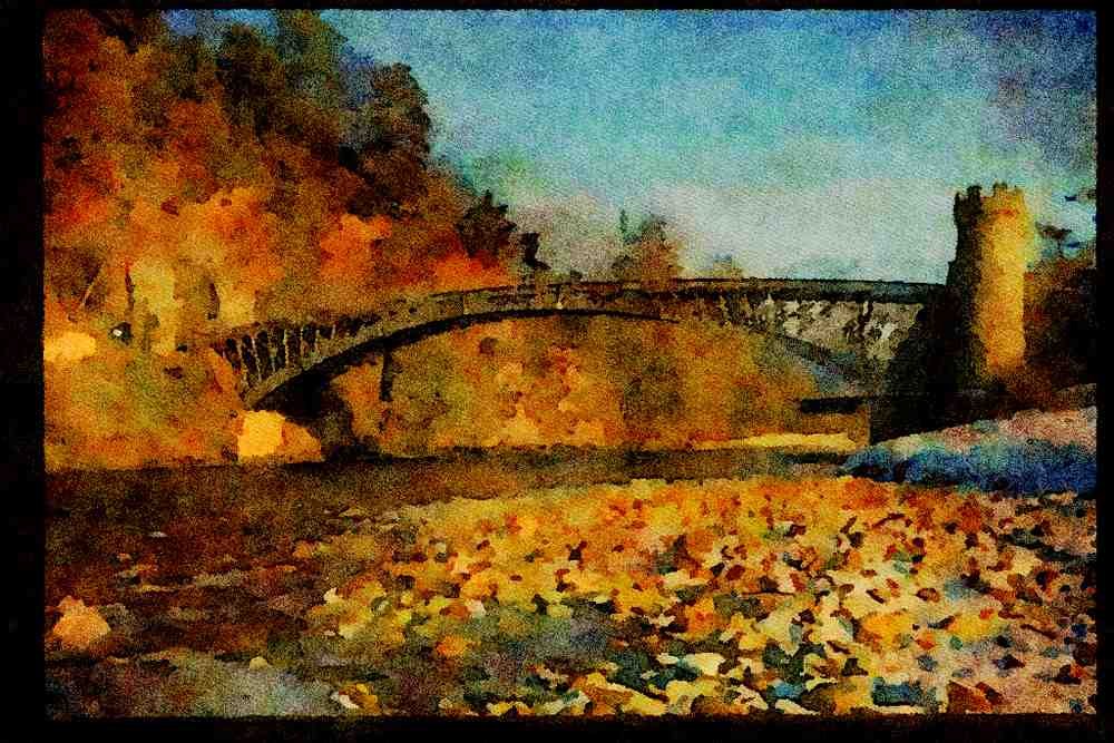 691098 Bridge Craigellachie A4 Limited Edition Watercolour Print