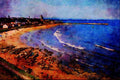 691099 East Sands From Kinkell Braes, St. Andrews, Scotland A4 Limited Edition Watercolour Print