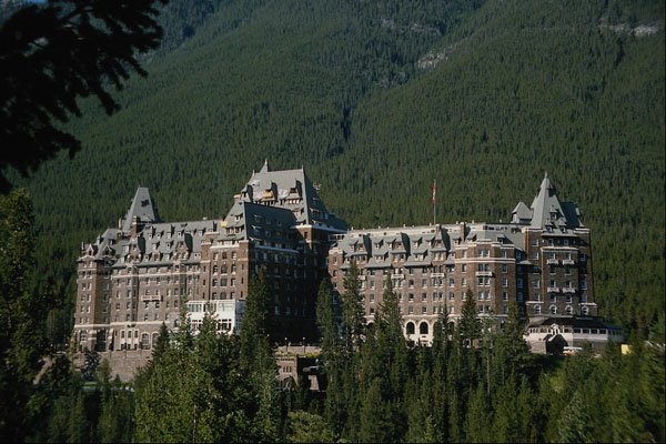 695020 Banff Springs Hotel, Banff, Alberta, Canada A4 Photo Print