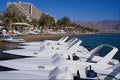 695022 Beach View Of Jordan And Dan Hotel, Eilat, Red Sea A4 Photo Print