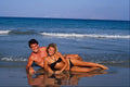 695027 Couple On Beach, Crete, Greece A4 Photo Print